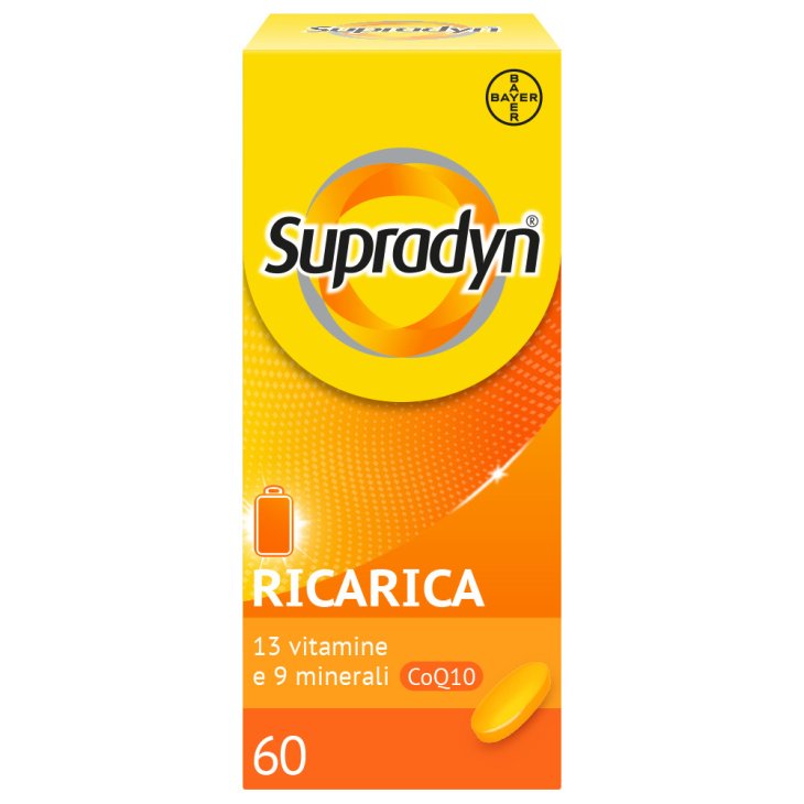 Supradyn Ricarica - Integratore alimentare energetico a base di vitamine e minerali - 60 compresse