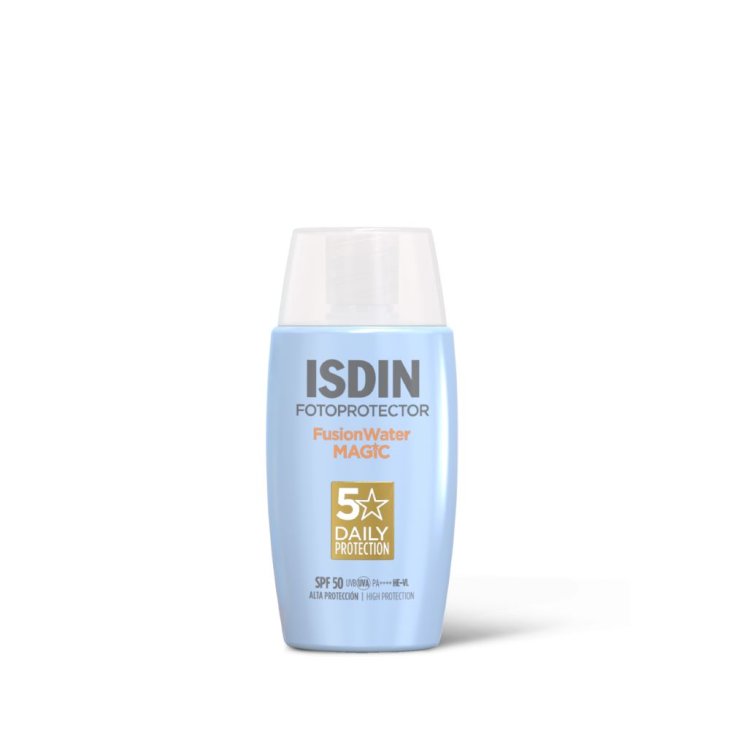 Isdin Fotoprotector Fusion Water Magic SPF50 - Protezione solare viso ultra leggera - 50 ml Isdin Fotoprotector Fusion Water Magic SPF50 - Protezione solare viso ultra leggera - 50 ml