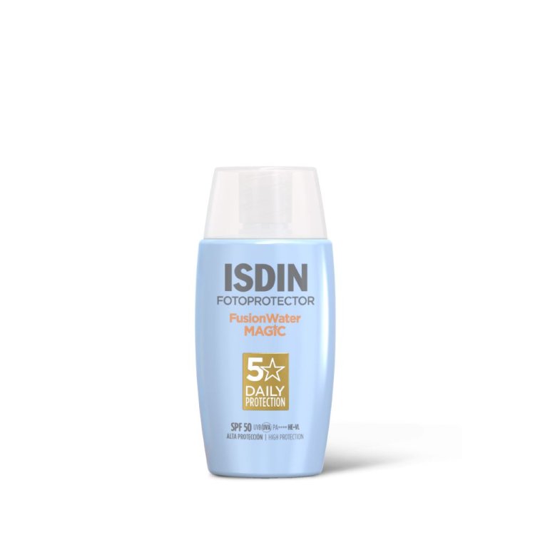 Isdin Fotoprotector Fusion Water Magic SPF50 - Protezione solare viso ultra leggera - 50 ml