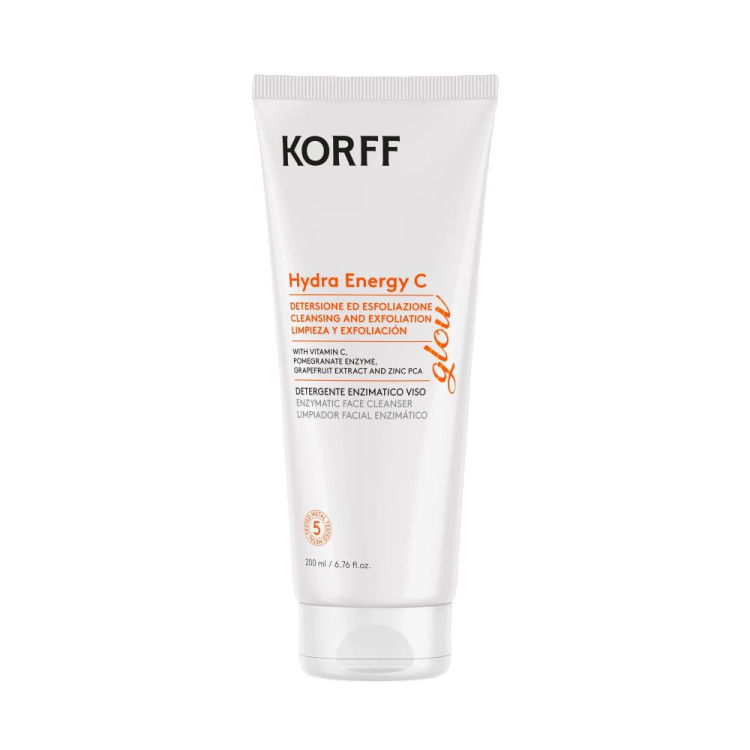 Korff Hydra Energy C Glow Gel - Gel viso detergente esfoliante per tutti i tipi di pelle - 200 ml Korff Hydra Energy C Glow Gel - Gel viso detergente esfoliante per tutti i tipi di pelle - 200 ml