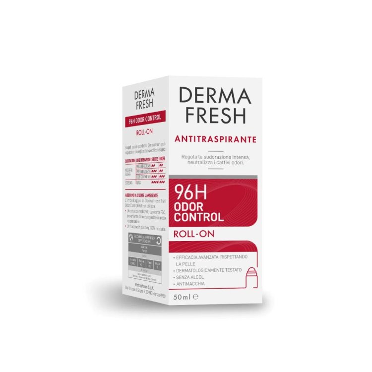 Dermafresh Deo 96h Odor Control Roll-on - Deodorante antitraspirante per sudorazione intensa - 50 ml