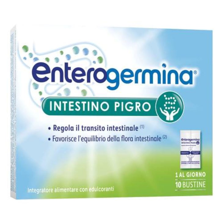 Enterogermina Intestino Pigro - Integratore per il benessere dell'intestino - 10 bustine