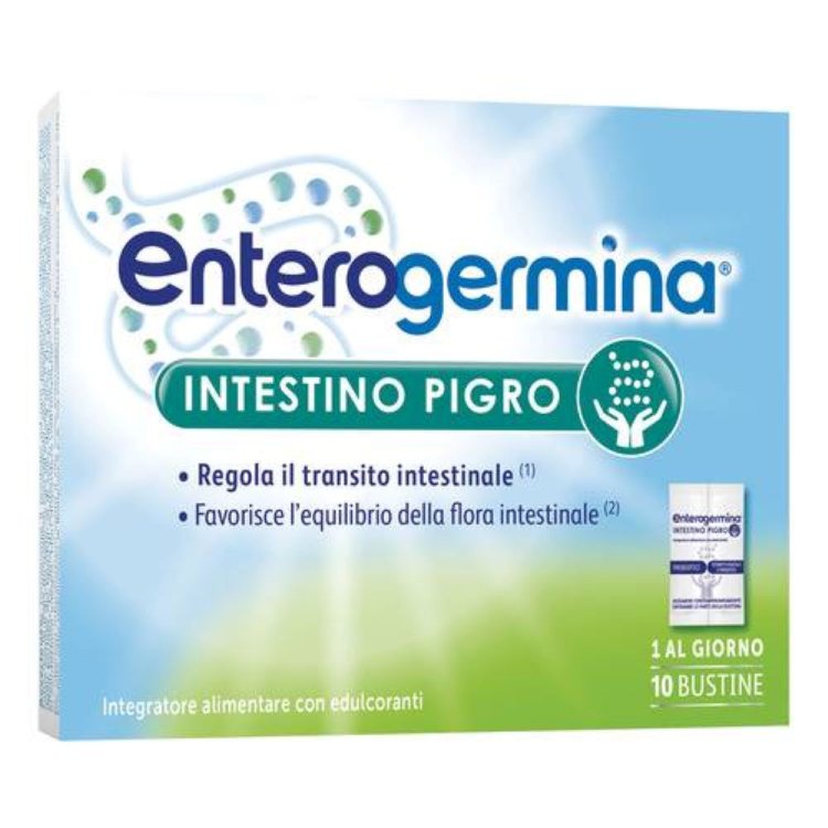 Enterogermina Intestino Pigro - Integratore per il benessere dell'intestino - 10 bustine