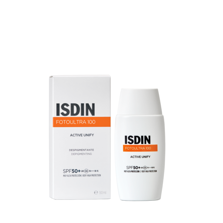 Isdin Fotoultra 100 Active Unify SPF50+ - Protezione solare viso depigmentante - 50 ml