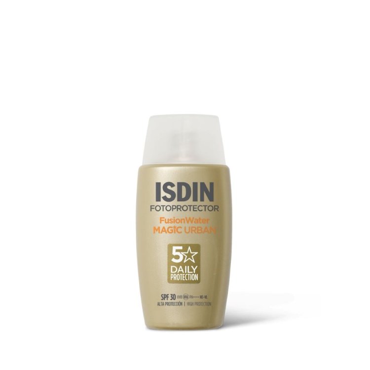Isdin Fotoprotector Fusion Water Urban SPF30 - Protezione solare antinquinamento per contesti urbani - 50 ml