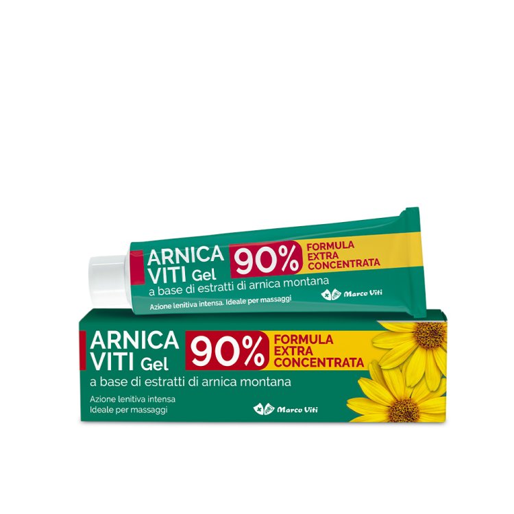 Arnica Viti Gel 90% - Crema a base di Arnica Montana per dolori articolari e contusioni - 100 ml