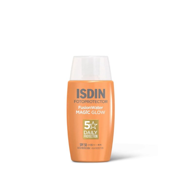 Isdin Fotoprotector Fusion Water Magic Glow SPF50+ - Protezione solare viso effetto glow - 50 ml