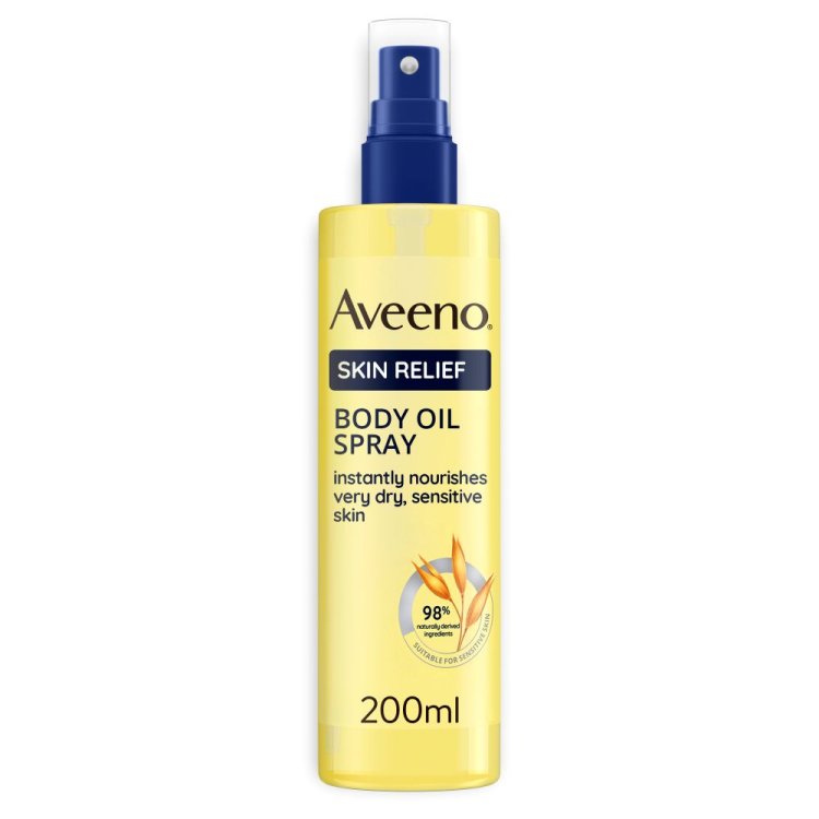 Aveeno Skin Relief Olio Corpo Idratante Spray per Pelle Secca 200 ml Aveeno Skin Relief Olio Corpo Idratante Spray per Pelle Secca 200 ml