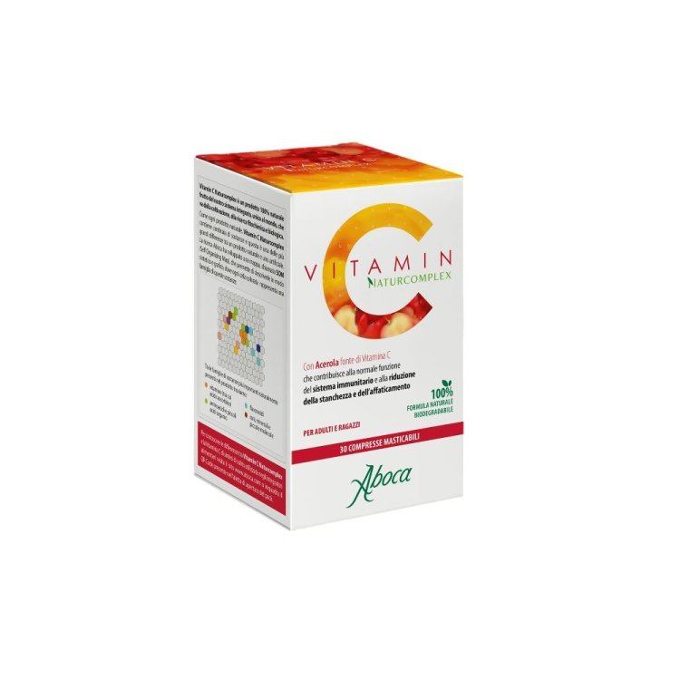 Vitamin C NaturComplex - Integratore di Vitamina C - 30 compresse masticabili