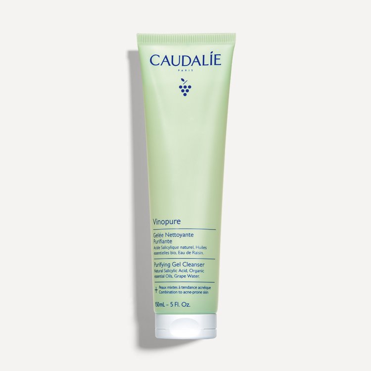 Caudalie Vinopure Gel Detergente Purificante - Gel detergente anti imperfezioni - 150 ml - Nuovo packaging