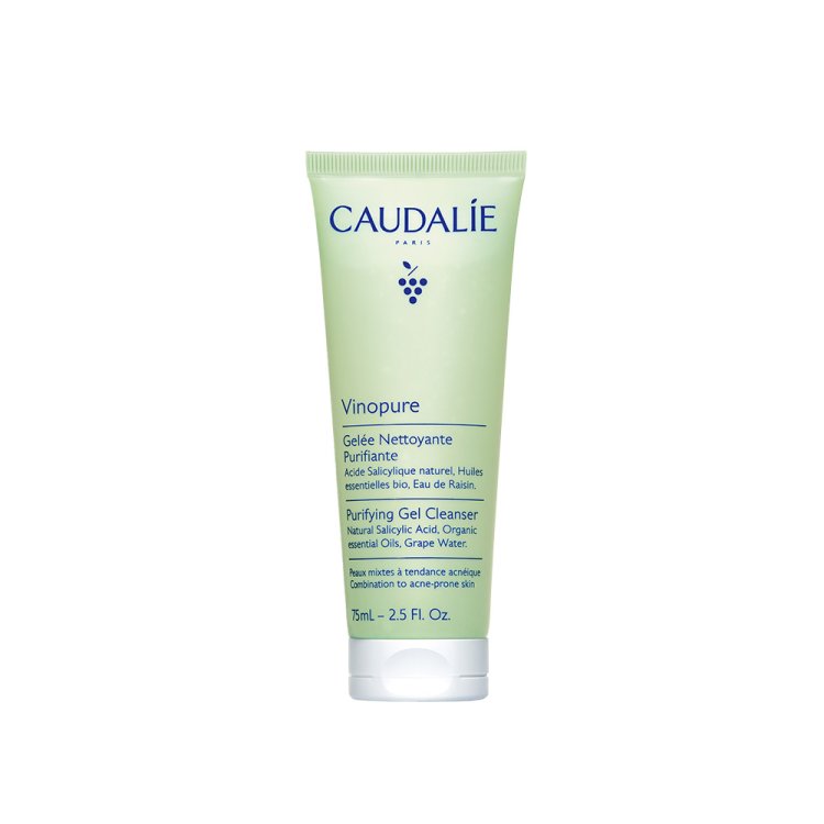 Caudalie Vinopure Gel Detergente Purificante - Gel detergente anti imperfezioni - 75 ml - Nuovo packaging