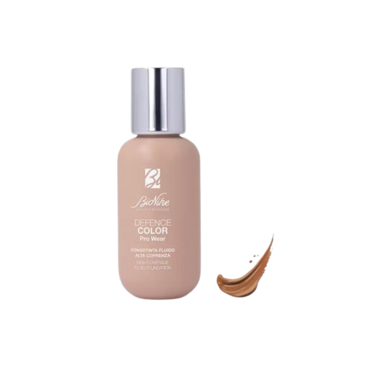Bionike Defence Color Pro Wear Fondotinta Fluido 06 - Fondotinta viso e corpo ad alta coprenza - Colore cinnamon - 50 ml