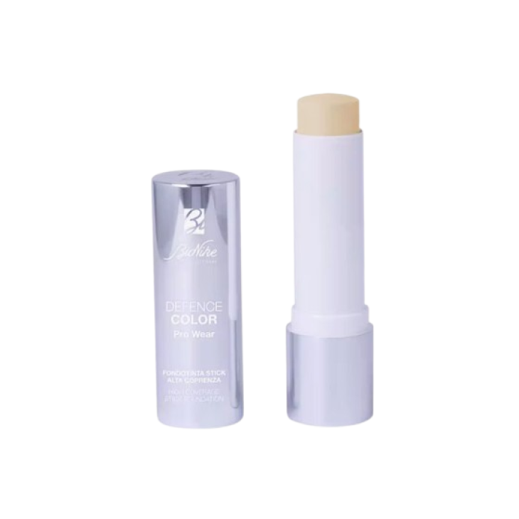 Bionike Defence Color Pro Wear Fondotinta Stick SPF30 01 - Fondotinta mat ad alta coprenza - Colore Ivoire - 14 ml
