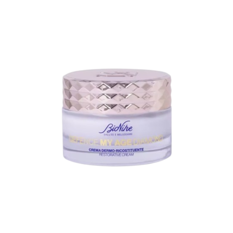 Bionike Defence My Age Diamond Crema Dermo-Ricostituente - Crema viso nutriente antietà per pelle matura - 50 ml