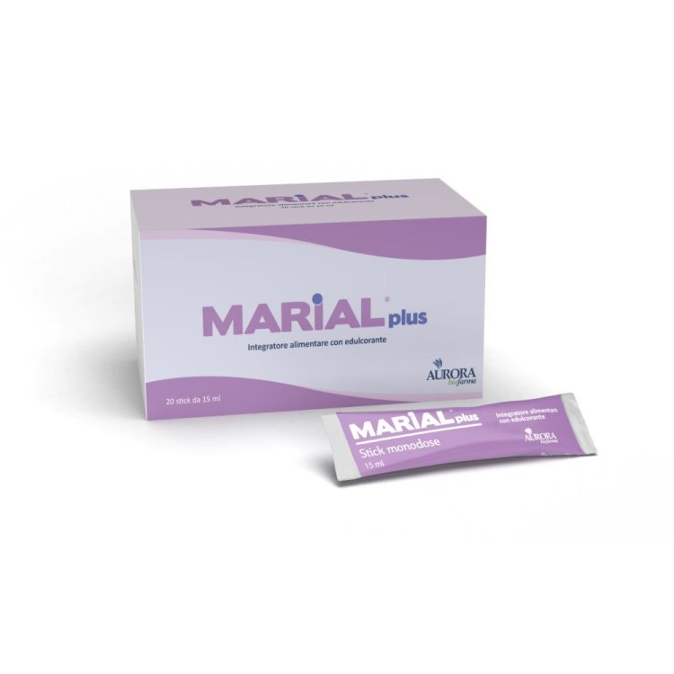 Marial Plus - Integratore alimentare per la funzionalità del sistema digerente - 20 Stick 15ml