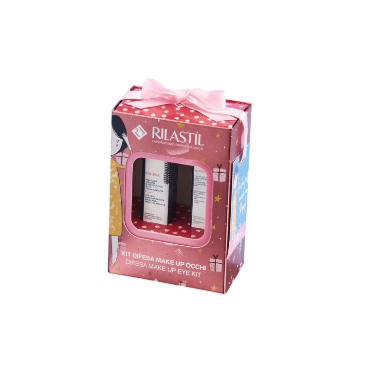 Rilastil Cofanetto di Natale 2025 Difesa - Mascara volume + Matita occhi nero intenso