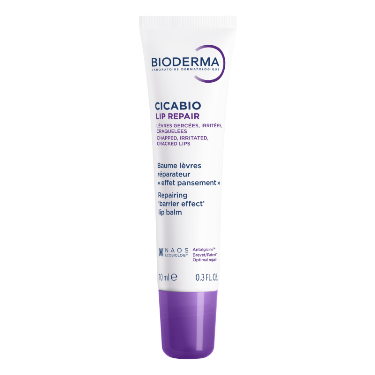 Bioderma Cicabio Lip Repair - Balsamo riparatore per labbra secche e screpolate - 10 ml