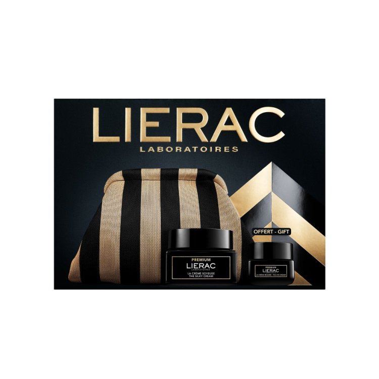 Lierac Cofanetto di Natale 2025 Premium Soyeuse - La Crema Soyeuse 50 ml + Contorno occhi 20 ml + Trousse viaggio Lierac Cofanetto di Natale 2025 Premium Soyeuse - La Crema Soyeuse 50 ml + Contorno occhi 20 ml + Trousse viaggio