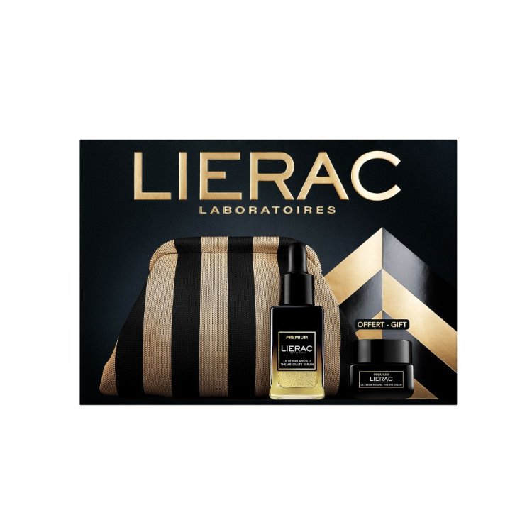 Lierac Cofanetto di Natale 2025 Premium Siero - Siero assoluto 30 ml + Crema contorno occhi 20 ml + Trousse Lierac Cofanetto di Natale 2025 Premium Siero - Siero assoluto 30 ml + Crema contorno occhi 20 ml + Trousse