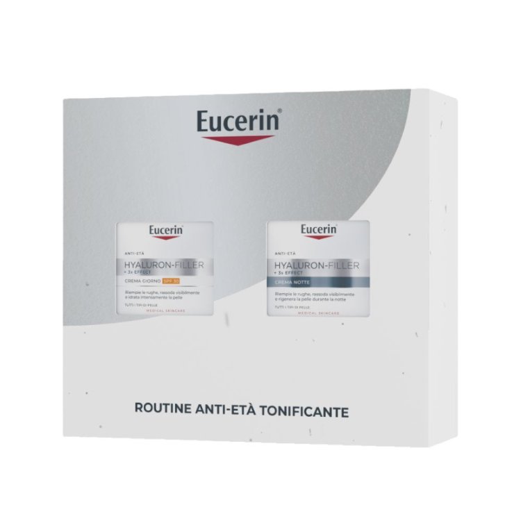 Eucerin Cofanetto di Natale 2025 Hyaluron Filler - Crema viso da giorno SPF30 50 ml + Crema notte 50 ml Eucerin Cofanetto di Natale 2025 Hyaluron Filler - Crema viso da giorno SPF30 50 ml + Crema notte 50 ml