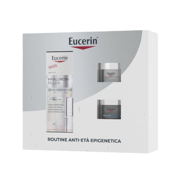 Eucerin Cofanetto di Natale 2025 Siero Epigenetico - Siero 30 ml + crema giorno SPF30 20 ml + crema notte 20 ml Eucerin Cofanetto di Natale 2025 Siero Epigenetico - Siero 30 ml + crema giorno SPF30 20 ml + crema notte 20 ml