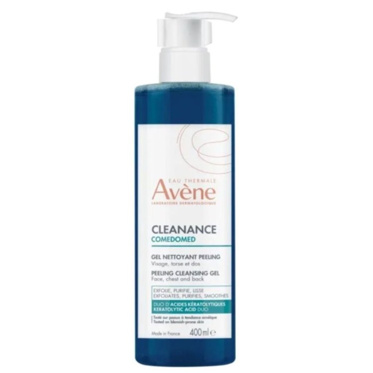 Avene Cleanance Comedomed Gel Detergente Peeling - Detergente viso anti imperfezioni - 400 ml