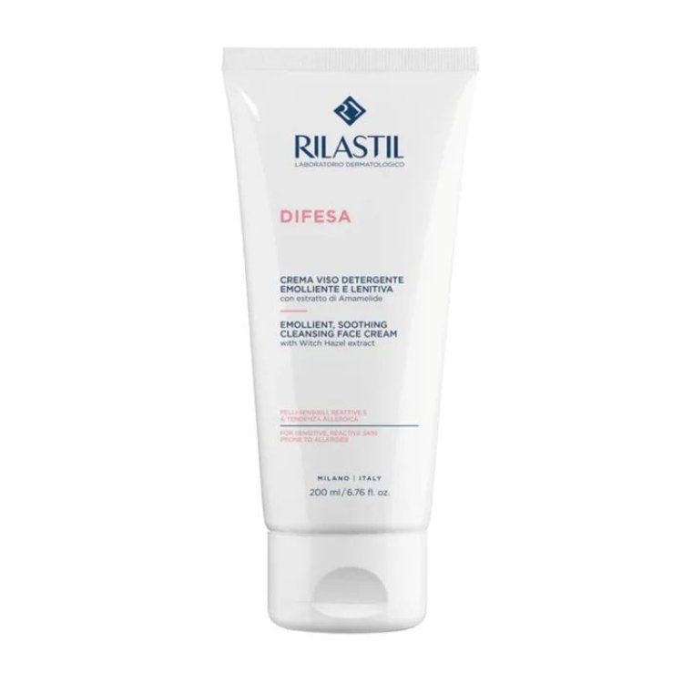 Rilastil Difesa Crema Detergente Viso Lenitiva Idratante Pelli Sensibili 200ml