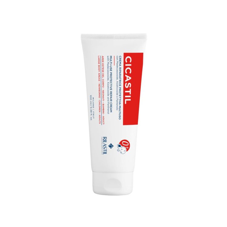 Rilastil Cicastil Crema Riparatrice Protettiva Multiuso - Riduce prurito e rossore della pelle irritata - 100 ml
