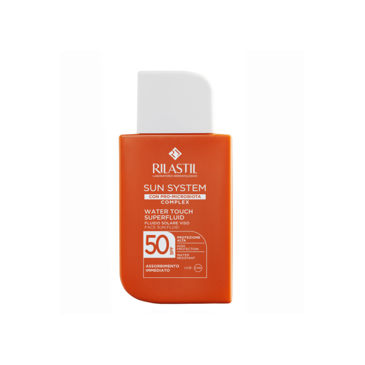 Rilastil Sun System Water Touch Supefluid Spf50 - Fluido solare viso con protezione molto alta - 50 ml