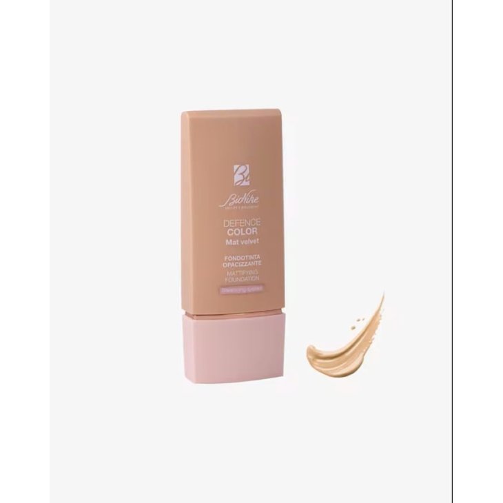 Bionike Defence Color Mat Velvet Fondotinta SPF15 02 - Fondotinta opacizzante a lunga tenuta - Tonalità cream - 30 ml Bionike Defence Color Mat Velvet Fondotinta SPF15 02 - Fondotinta opacizzante a lunga tenuta - Tonalità cream - 30 ml