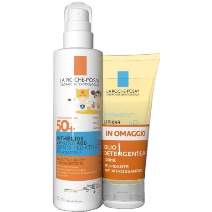 Anthelios Dermo-Pediatrics Spray Invisibile SPF50+ + Lipikar Ap + Olio Lavante - Protezione solare bambini 200 ml + olio detergente anti arrossamento 100 ml Anthelios Dermo-Pediatrics Spray Invisibile SPF50+ + Lipikar Ap + Olio Lavante - Protezione solare bambini 200 ml + olio detergente anti arrossamento 100 ml