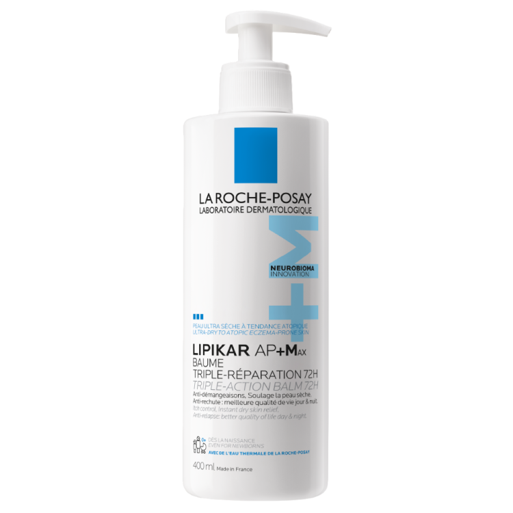 Lipikar Baume AP+MAX - Balsamo viso e corpo per pelle secca e molto secca - 400 ml