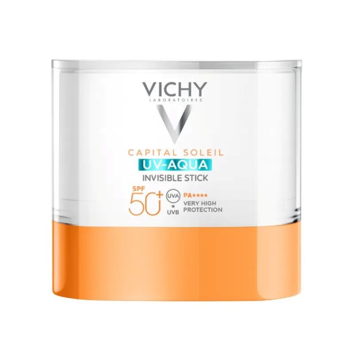 Vichy Capital Soleil Uv Aqua Stick Invisibile SPF50 - Stick solare per viso, labbra e zone sensibili - 9 g Vichy Capital Soleil Uv Aqua Stick Invisibile SPF50 - Stick solare per viso, labbra e zone sensibili - 9 g