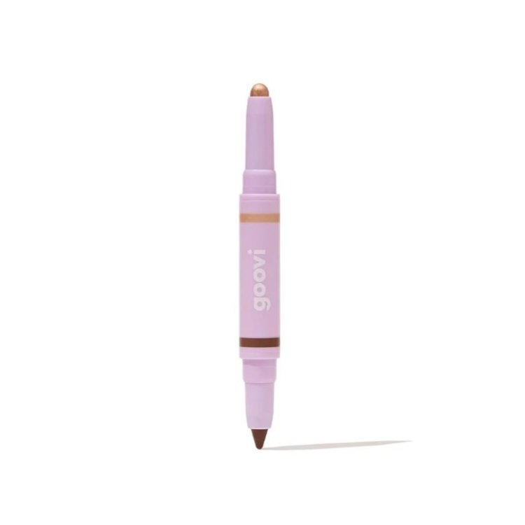 Goovi Ombretto Stick Duo 01 - Ombretto in crema - Colore 01 Mocha Gold