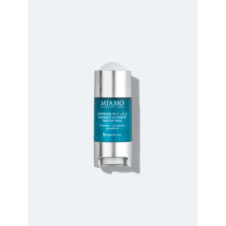 Miamo Superdose Vit C+[C,L] Radiance Activator Freeze Dry Serum - Siero viso alla Vitamina C antiossidante - 5 ml trattamento 10 giorni