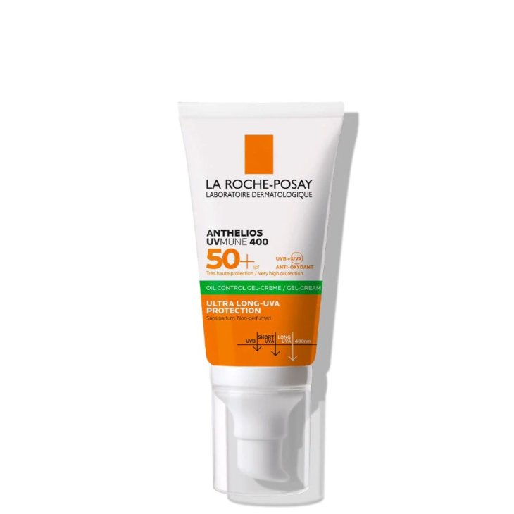 Anthelios XL Gel-Crema Tocco Secco Anti-Lucidità senza Profumo SPF 50+ Protezione Solare Molto Alta 50 ml