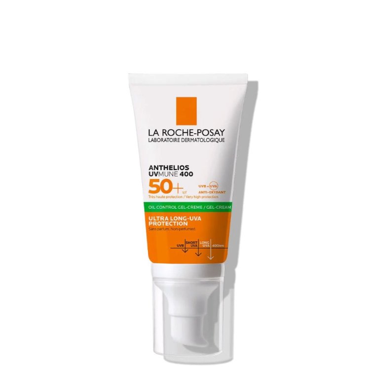 Anthelios XL Gel-Crema Tocco Secco Anti-Lucidità senza Profumo SPF 50+ Protezione Solare Molto Alta 50 ml