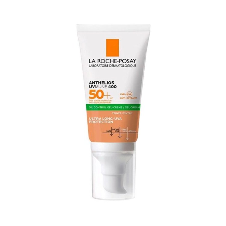 Anthelios XL Gel-Crema Colorata Tocco Secco Anti-Lucidità SPF 50+ Protezione Solare Molto Alta 50 ml