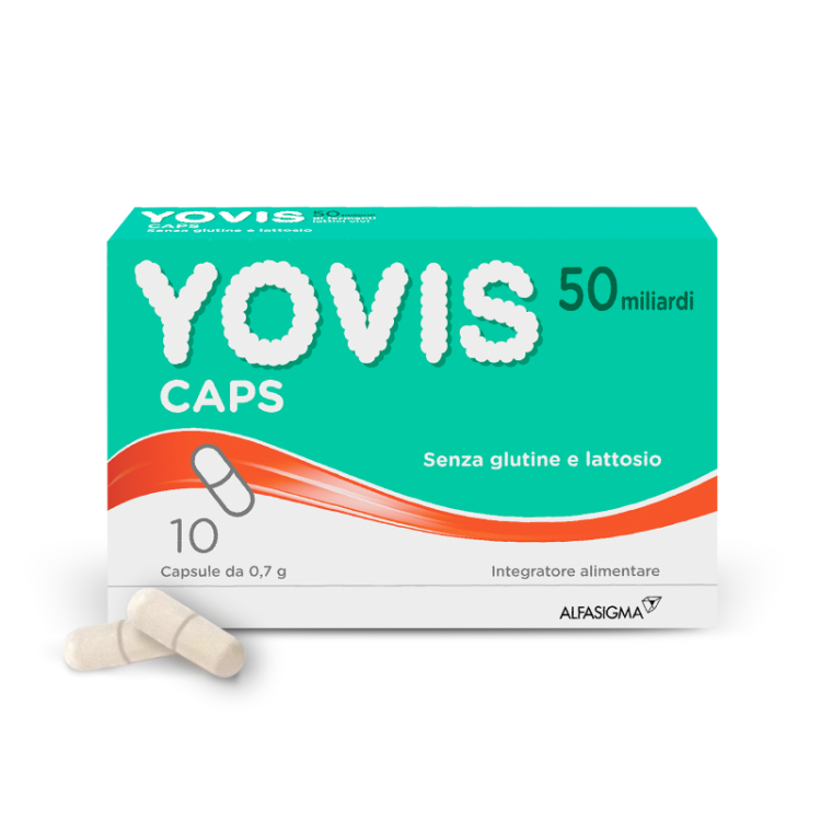 YOVIS caps - Integratore per l'equilibrio della flora intestinale - 10 capsule