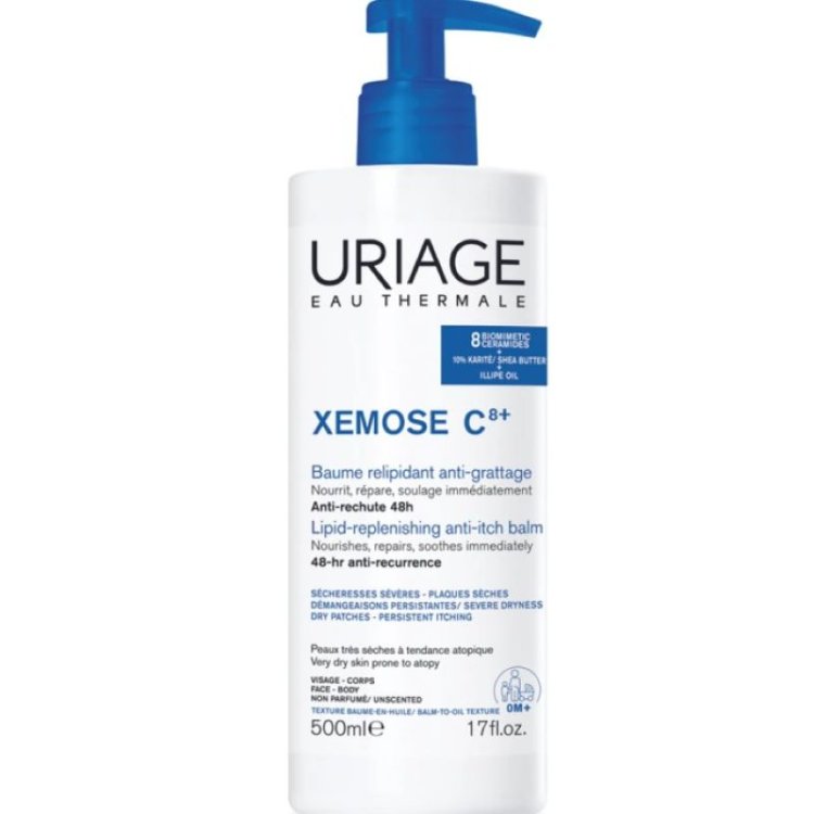 Uriage Xemose C8+ Balsamo Relipidante - Balsamo lenitivo anti-prurito per pelle secca e atopica - 500 ml Uriage Xemose C8+ Balsamo Relipidante - Balsamo lenitivo anti-prurito per pelle secca e atopica - 500 ml