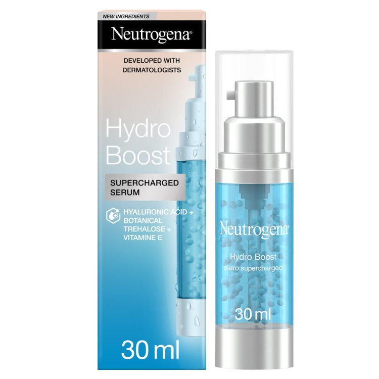 Neutrogena Hydro Boost Siero Viso - Antirughe ed antiossidante - 30 ml