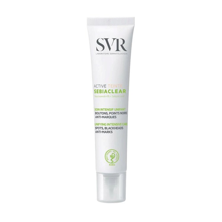 SVR Sebiaclear Active Teinte' - Crema uniformante colorata per pelle grassa a tendenza acneica - 40 ml SVR Sebiaclear Active Teinte' - Crema uniformante colorata per pelle grassa a tendenza acneica - 40 ml