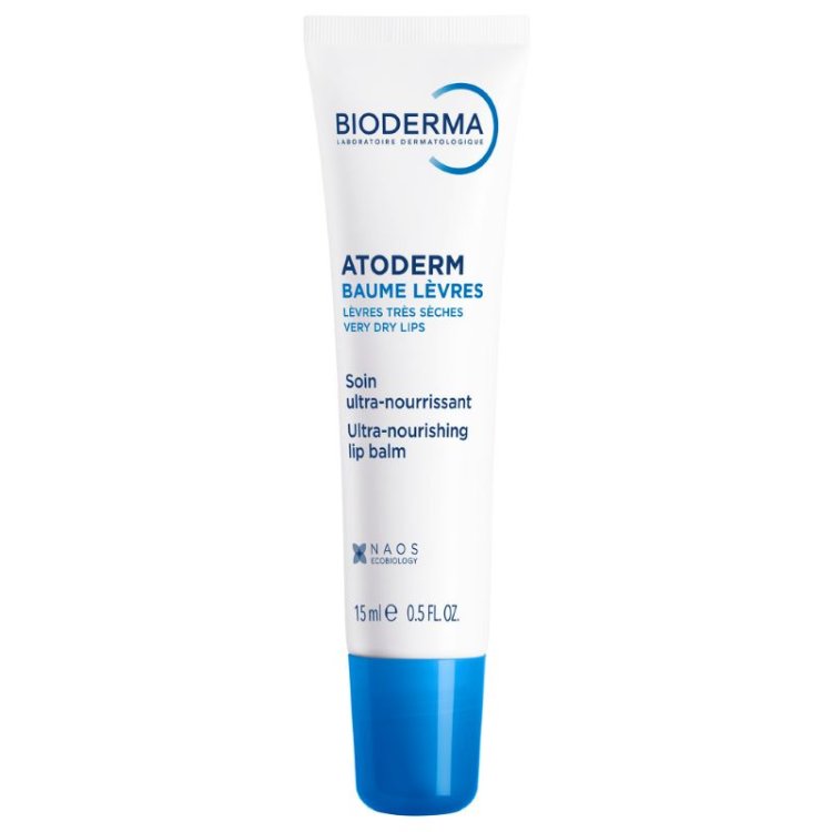 Bioderma Atoderm Lèvres Baume - Balsamo riparatore per labbra secche e screpolate - 15 ml