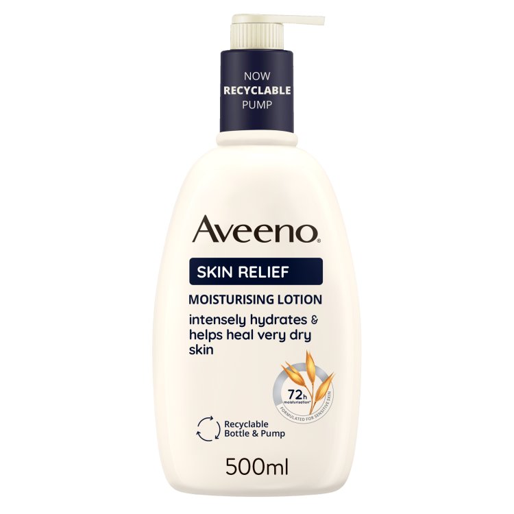 Aveeno Skin Relief Crema Nutriente Lenitiva - Crema corpo per pelle molto secca e sensibile - 500 ml