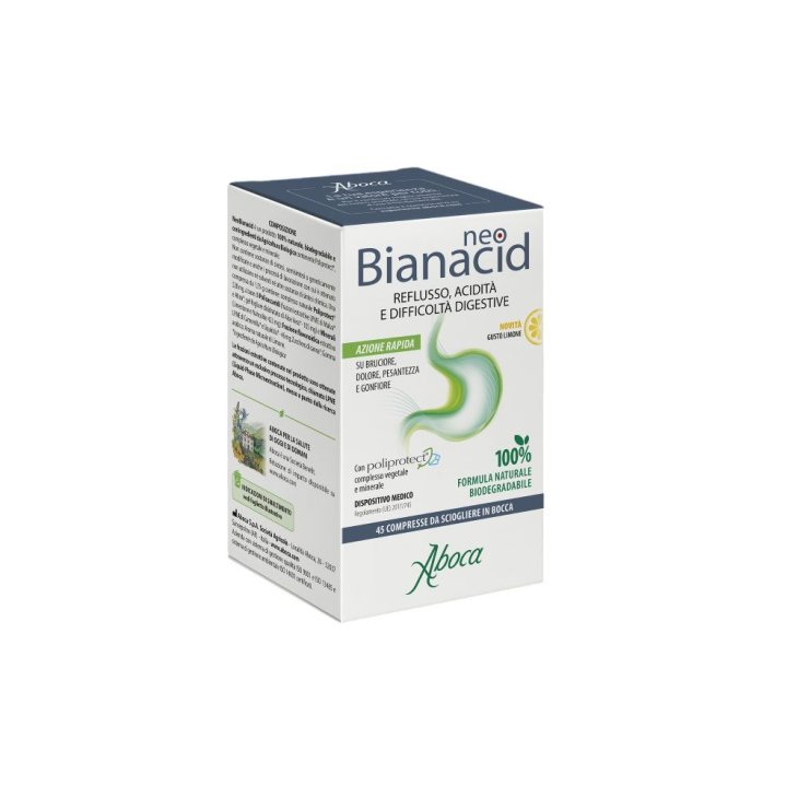 Neobianacid - Per il trattamento del reflusso gastroesofageo e del dolore di stomaco - 45 comprese gusto Limone