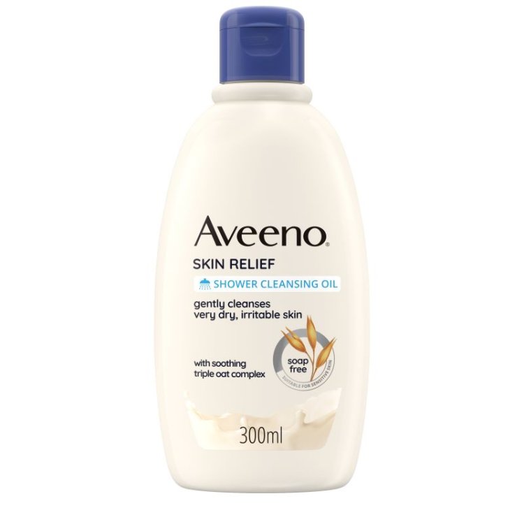 Aveeno Skin Relief Olio Bagno Doccia - Ideale per pelle secca e sensibile - 300 ml