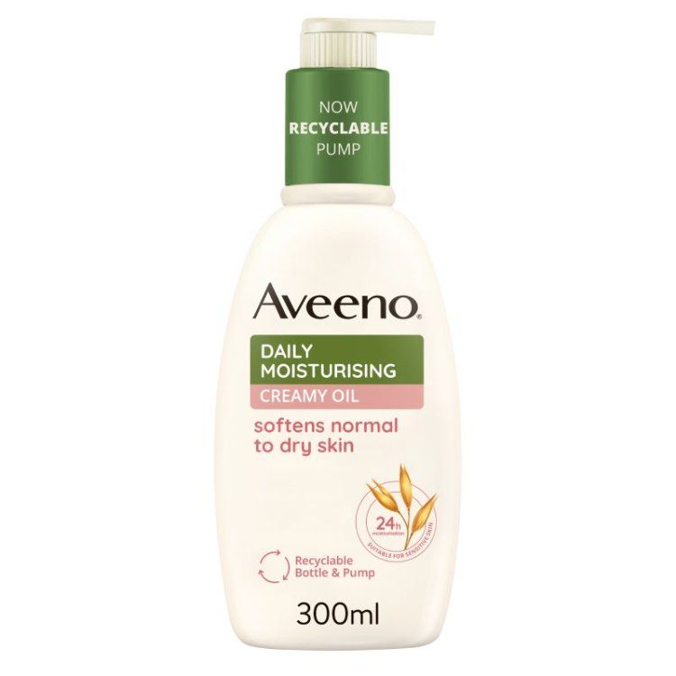 Aveeno Crema Olio Idratante Corpo - Adatta per pelle secca e sensibile - 300 ml