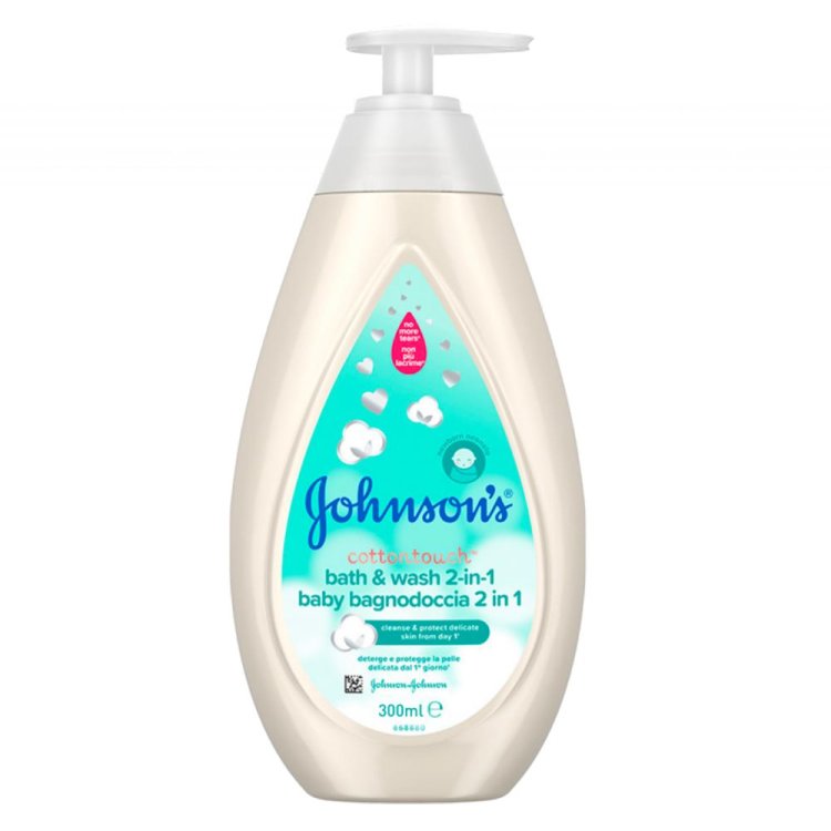 Johnsons Baby Cottontouch Bagnodoccia 2 in 1 - Detergente corpo per bambini e neonati - 500 ml