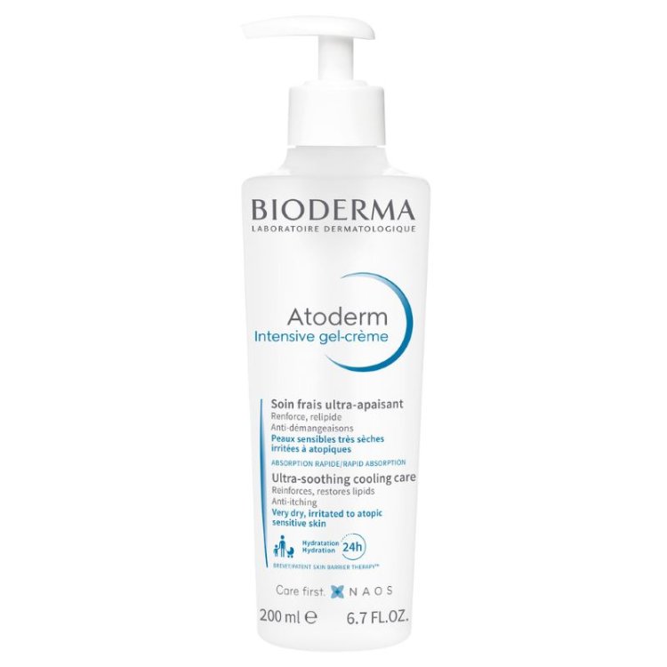 Bioderma Atoderm Intensive Gel-Crème - Trattamento rinfrescante ultra lenitivo - 200 ml