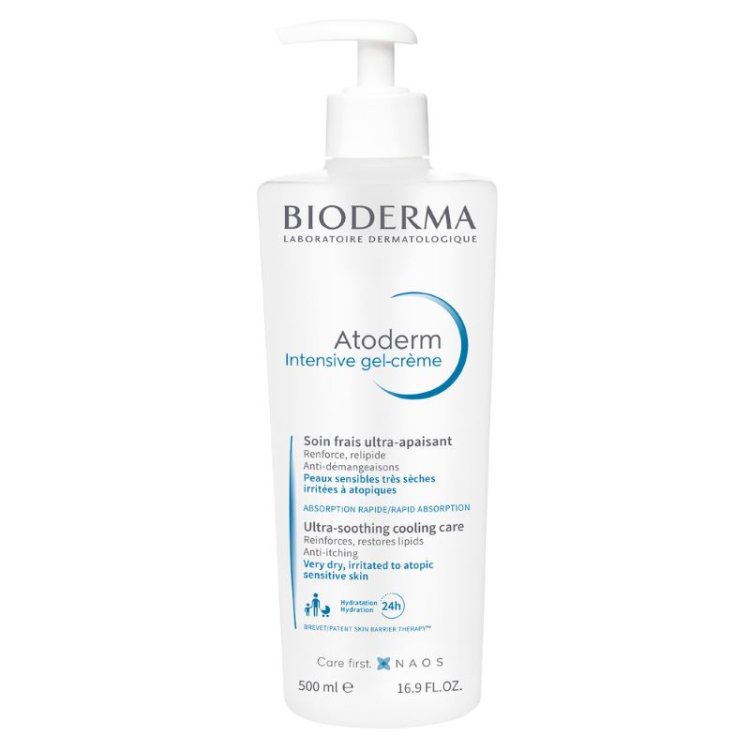 Bioderma Atoderm Intensive Gel-Crème - Trattamento rinfrescante ultra lenitivo - 500 ml